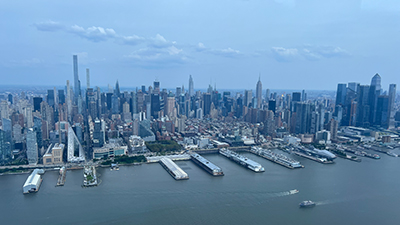 New York Skyline von oben