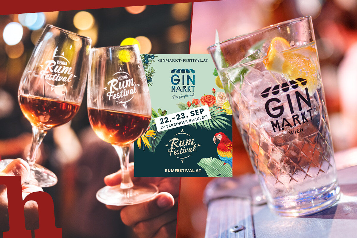 Vienna Rumfestival und Ginmarkt: Gewinnt 2×2 Tickets plus Flasche