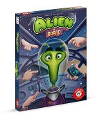 Alien on Board ist ein lustiges Partyspiel für 3 bis 6 Spieler:innen