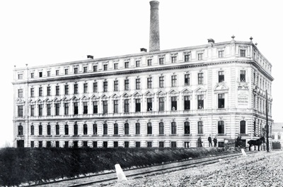 Piatnik Fabrik von 1891 in der Wiener Vorstadt