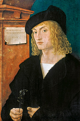renaissance gemälde, portrait gemalt von burgkmair