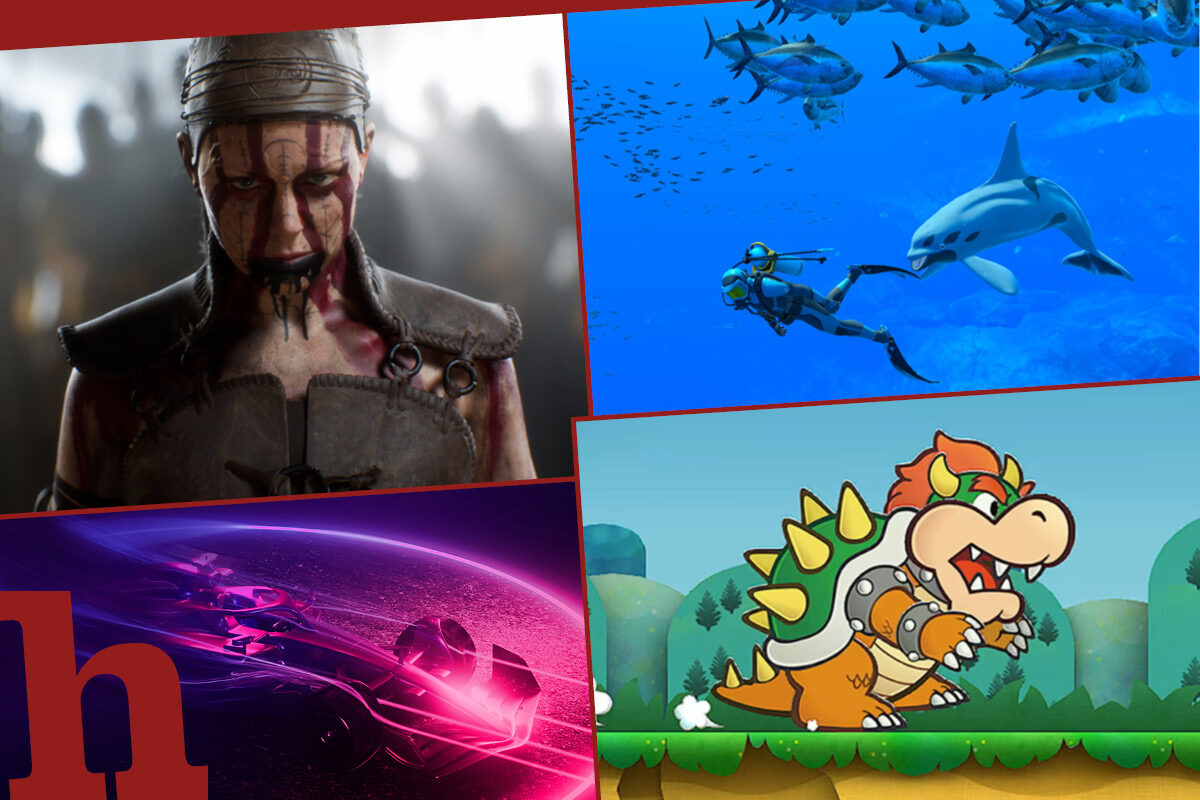 Games im Mai: Mario, Formel 1, Tauchen und Psycho-Thriller