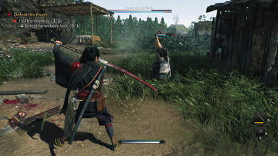 Ein Kampf gegen einen großen Samurai in Rise of the Ronin