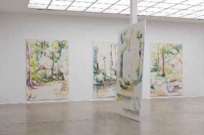 Ausstellungsansicht Sezession, Landschaftsbilder
