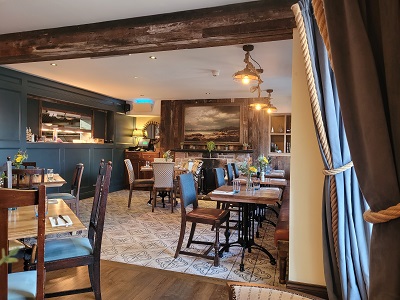 Gastraum des Seymour Pub auf der Kanalinsel Jersey