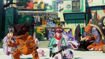 Der Hauptcharakter von Digimon: Time Stranger hat ein Team aus Digimon hinter sich stehen