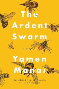 Buchcover von Yamen Manai, The Ardent Swarm, zeigt Bienenschwarm