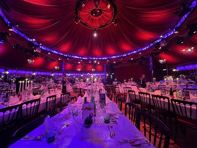 Gedeckte Tafeln bei Palazzo in Wien