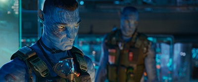 Stephen Lang als Na'vi-Widersacher Quaritch auf Mission in Avatar: Fire and Ash