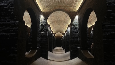 Der Wasserspeicher von 1874 am Žlutý kopec in Brünn.