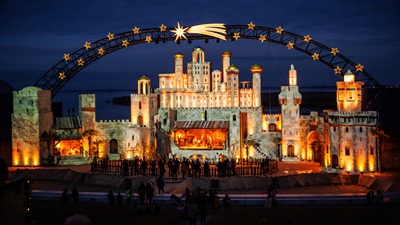 Die größte Krippe der Welt auf der Seebühne Mörbisch