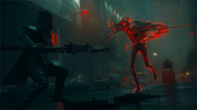 Ein roter Dämon in Control 2 holt zum Angriff aus