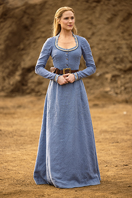 Evan Rachel Wood als Freizeitpark-Roboter Dolores, der ausbrechen will in der HBO-Serie Westworld