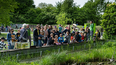 Führung auf der Schlossinsel im Schloss Orth an der Donau, Nationalparkzentrum