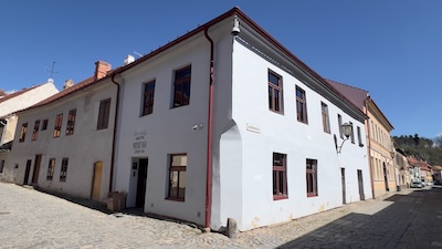 Jüdisches Viertel von Třebíč: Ecke Untere Gasse / Tiché náměstí.