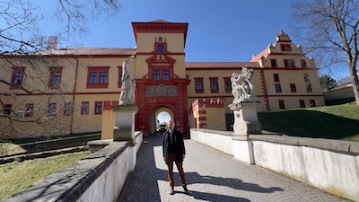 Nordflügel des Schlosses Třebíč.