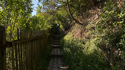 Kreuzbergstiege in Krems an der Donau