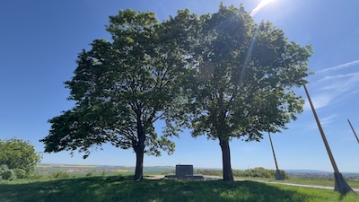Das Denkmal auf dem Žuráň bei Austerlitz / Slavkov u Brna.