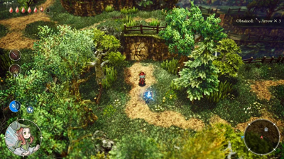Die Oberwelt mit Wald in Tales of Elliot