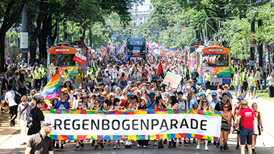 Regenbogenparade am Wiener Ring