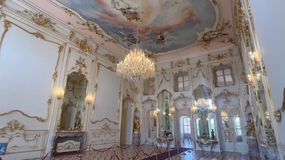 Schloss Eszterháza südlich des Neusiedler Sees (Fertő tó): Der Apollo-Saal.