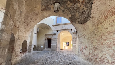 Festungsdurchgänge der Burg von Nitra.