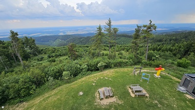 Aussicht vom Geschriebenstein Richtung Süden