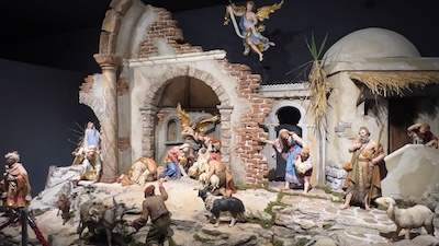 Die aus Südtirol stammende Krippe der Kathedrale von Nitra.