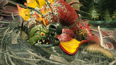 Ein großer Boss in Splatoon Raiders