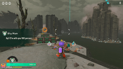 Start eines Raids im Vulkan-Level