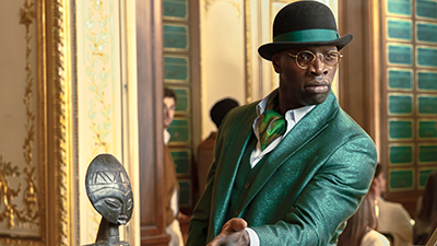 Omar Sy verkleidet als Lupin in der gleichnamigen Netflix Serie