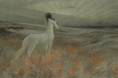 Illustration einer Zentaurin