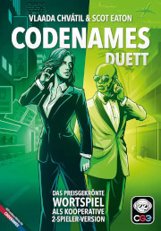 Codenames Duett Packshot der 2 Personen Variante
