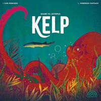 Kelp Hai vs. Octopus - türkis rotes Cover
